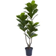 Christmas Decorations Nearly Natural 65" Indoor/Outdoor Uv-Resistant Artificial Fiddle Leaf Tree