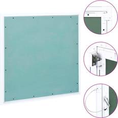 Access Panels vidaXL Access Panel with Aluminium Frame and Plasterboard 500x500 mm