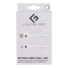 Floating Grip Gaming Accessories Floating Grip 0,5M Silicone USB-C Cable White