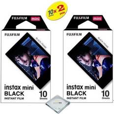 Instax mini 8 Fujifilm Instax Mini 8 Instant Film 2-PACK (20 Sheets) Value set For Instax Mini 8 Cameras Black
