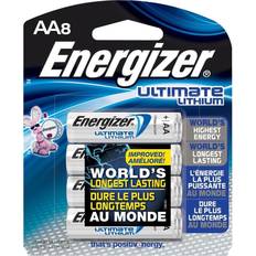 Energizer AA Ultimate Lithium Compatible 8-pack