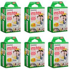 Instant Film Fujifilm 6 Pack instax mini Instant Daylight Film Twin Pack, 20 Exposures