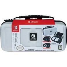 Nintendo switch tilbehør BigBen Interactive Official Traveler Deluxe System Case - White Nintendo Switch - Tilbehør spillekonsol