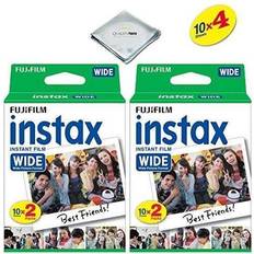 Analogue Cameras Fujifilm instax Wide Instant Film 4 Pack (40 Exposures) for use with instax Wide 300 200 and 210 cameras