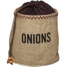 Braun Stofftaschen KitchenCraft Hessian Onion Preserving Bag Brown