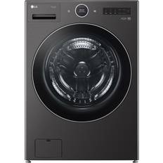 LG Black Washing Machines LG WM6700HBA Front ezDispense