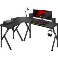 Gaming desk Huzaro Kampinis Games Stalas 6.3 Gaming Desk Black, 1540x1170x740mm