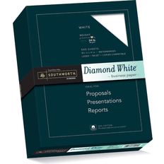 25% Cotton Diamond White Business Paper, 24lb, 95