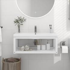 Servanter & Håndvasker vidaXL Bathroom Washbasin Frame White