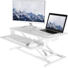 White 32 inch tv Vivo 32' Standing Desk