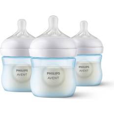 Baby care Philips Avent 3pk Natural Baby Bottle with Natural Response Nipple Blue 4oz