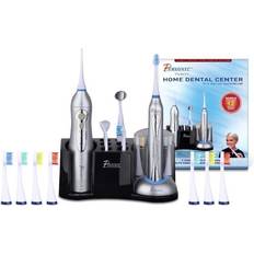 Electric toothbrush heads Pursonic rechargeable sonic toothbrush and rechargeable water flosser with 12 brush heads
