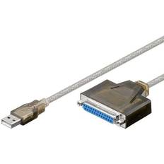 D sub kabel Kabler Goobay 95433 USB A-25-pin D-Sub 1.5m