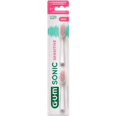 Weich Zahnbürstenköpfe GUM Sonic Sensitive Brush Heads Ultra Soft 2-pack