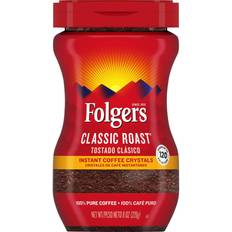 Instant Coffee Folgers Instant Coffee Crystals Classic Roast