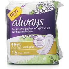 Always Menstruationsschutz Always Discreet Sensitive Bladder Incontinence Pads Liners Small Plus 12-pack
