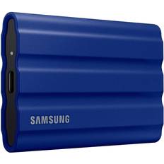 Samsung t7 1tb Hard Drives Samsung 1TB T7 Shield Portable SSD (Blue) MU-PE1T0R/AM