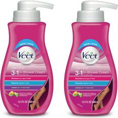 Veet Botanic Inspirations In Shower Cream Hair Remover 400ml 2-pack