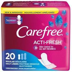 Pantiliners Carefree Acti-Fresh Body Shape Regular Pantiliners To Go Unscented 10-pack