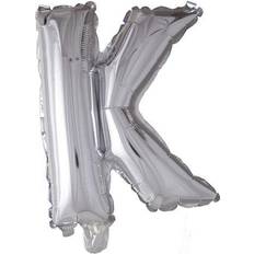 Fiesta Letter Balloons K 100cm Silver