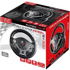 Xbox one steering wheel and pedals Game Controllers Subsonic SV200 Driving Wheel with Pedal (Switch/PS4/Xbox One/PC) - Black