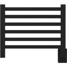 Horizontal Rails Heated Towel Rails Amba Q-2016 Quadro Black