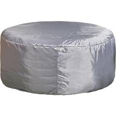 Cleverspa hot tub Swimming Pools & Accessories CleverSpa Grey Circular Hot Tub Cover (L)1.85M (W)1.85M