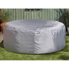 Cleverspa hot tub Swimming Pools & Accessories CleverSpa Grey Circular Hot Tub Cover (L)2.08M (W)2.08M