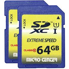 64gb micro sd card Analogue Cameras Inland Micro Center 64GB SD Card Class 10 SDXC Flash Memory Card (2 Pack)