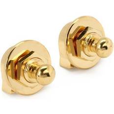 Straps Fender Strap Locks and Buttons Set Gold