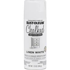 White - Wood Paints Rust-Oleum Chalked 12 oz Wood Paint Linen White