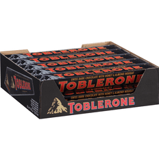 Toblerone Food & Drinks Toblerone Dark Chocolate Bar, 3.5 oz, 20 Count