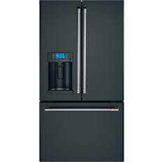 Black fridge freezer with water dispenser Cafe CYE22TPM Black