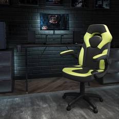 Green Gaming Chairs Flash Furniture BLN-X10RSG1031-GN-GG Black Gaming Desk and Chair