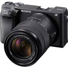 Sony a6400 Digital Cameras Sony ILCE6400M/B Mirrorless Camera w/ 18-135mm- Black