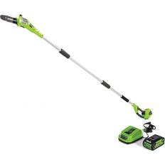 Cordless pole saw Garden Power Tools Greenworks G-MAX 40V 8 in. Cordless Pole Saw, 20672