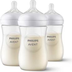 Avent bottles Philips Avent 3pk Natural Baby Bottle with Natural Response Nipple Clear 9oz