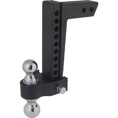 Hitch Balls Trailer Valet Blackout Series Adjustable Drop Hitch, 2 in. and 2-5/16 in. Ball, 0-10 in. Drop, BSDH0033