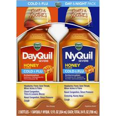 DayQuil NyQuil Severe Cold & Flu Honey Combo Liquid