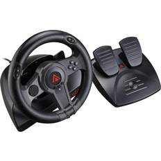 Nintendo Switch Ratt & Racingkontroller Kyzar Switch Racing Wheel Set - Black