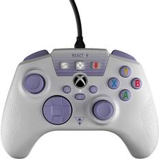 Lila Game-Controllers Turtle Beach REACT-R Wired Controller - White/Purple