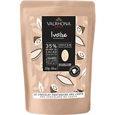 Valrhona Matvarer Valrhona Ivoire 35% White Chocolate Chips 250g