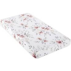 Levtex Baby Accessories Levtex Baby Adeline Changing Pad Cover In Pink/white white Changing Pad Cover