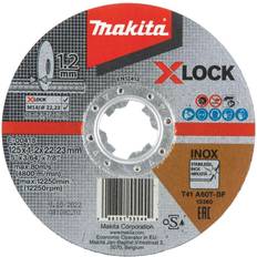 Makita Power Tool Accessories Makita X-LOCK 5" x .045" x 7/8" Type 1 General Purpose 60 Grit Thin Cut‑Off Wheel for Metal and Stainless Steel Cutting