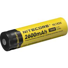 Batterier & Ladere NiteCore 18650, 3,7V, 2600 mAh Batteri
