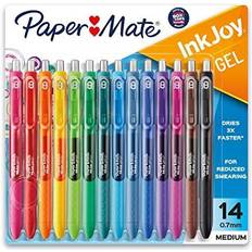 Paper Mate InkJoy Gel Pens Medium Point 0.7 mm Assorted Barrels Assorted  Ink Colors Pack Of 14 - Office Depot