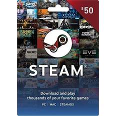 Gutscheinkarten Valve Steam 50 USD