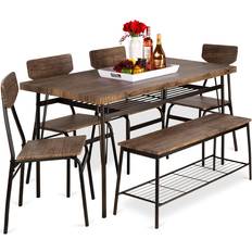 Best Choice Products Modern Dining Set 31.5x55" 6