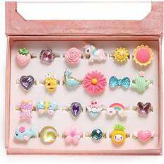 Accessories Girl Pretend Play and Dress Up Rings in Box