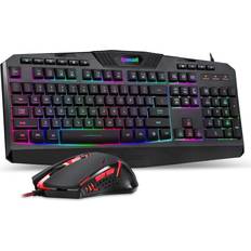 Redragon S101 Wired Gaming Keyboard and Mouse Combo RGB Backlit (English)
